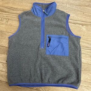 Patagonia Women Synchilla Fleece Gray Vest Made in Nicaragua - Small
